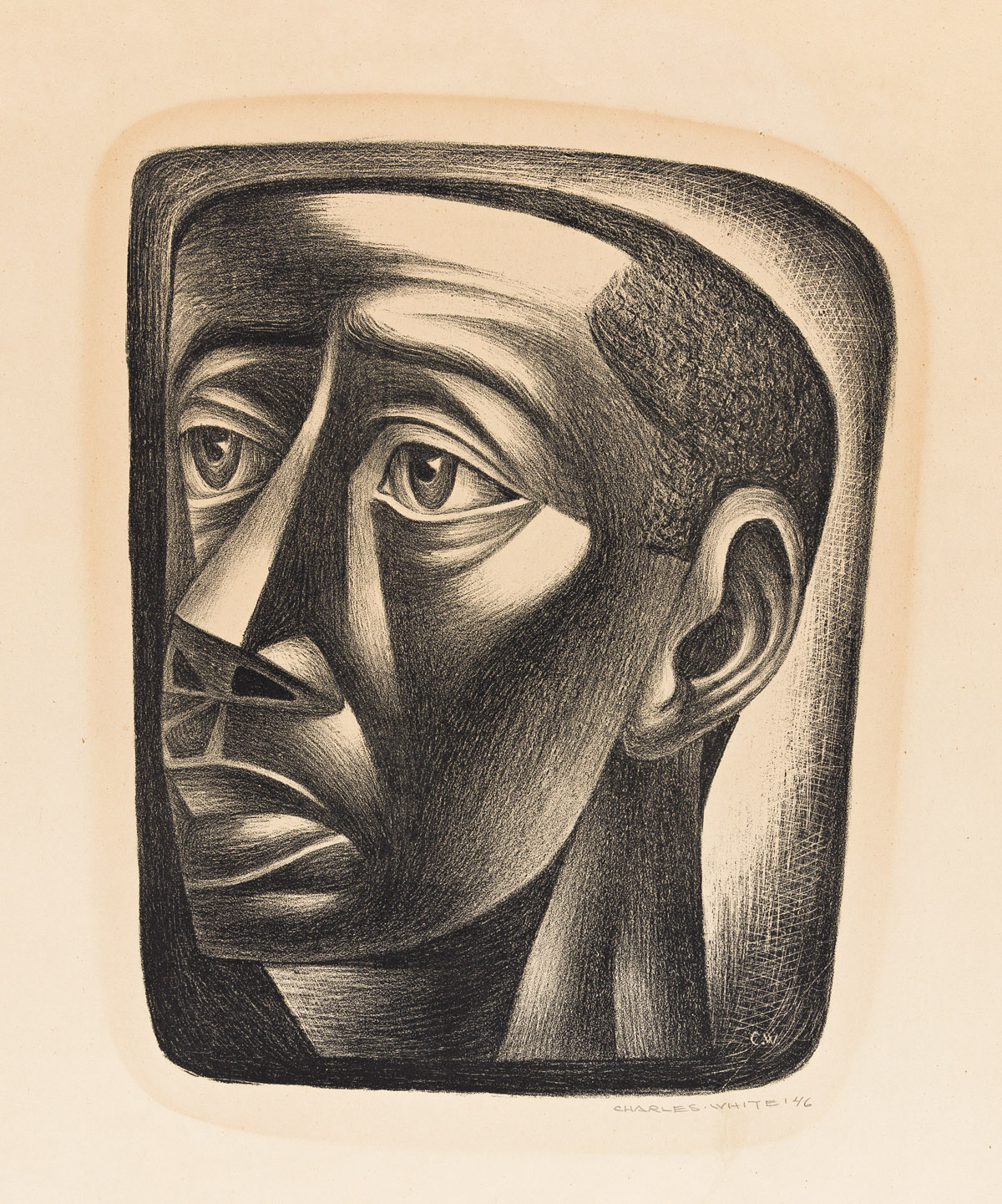 CHARLES WHITE (1918 - 1979) Joven (Youth).